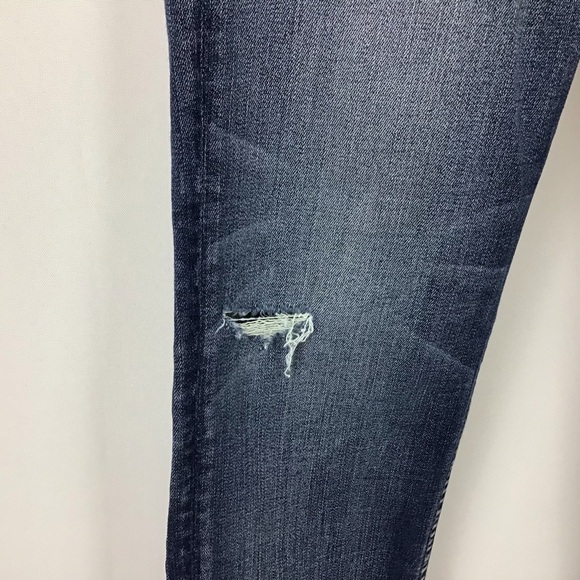 American Eagle Outfitters Embroidered Super Hi-Rise Jegging Distressed Jeans - Picture 6 of 13